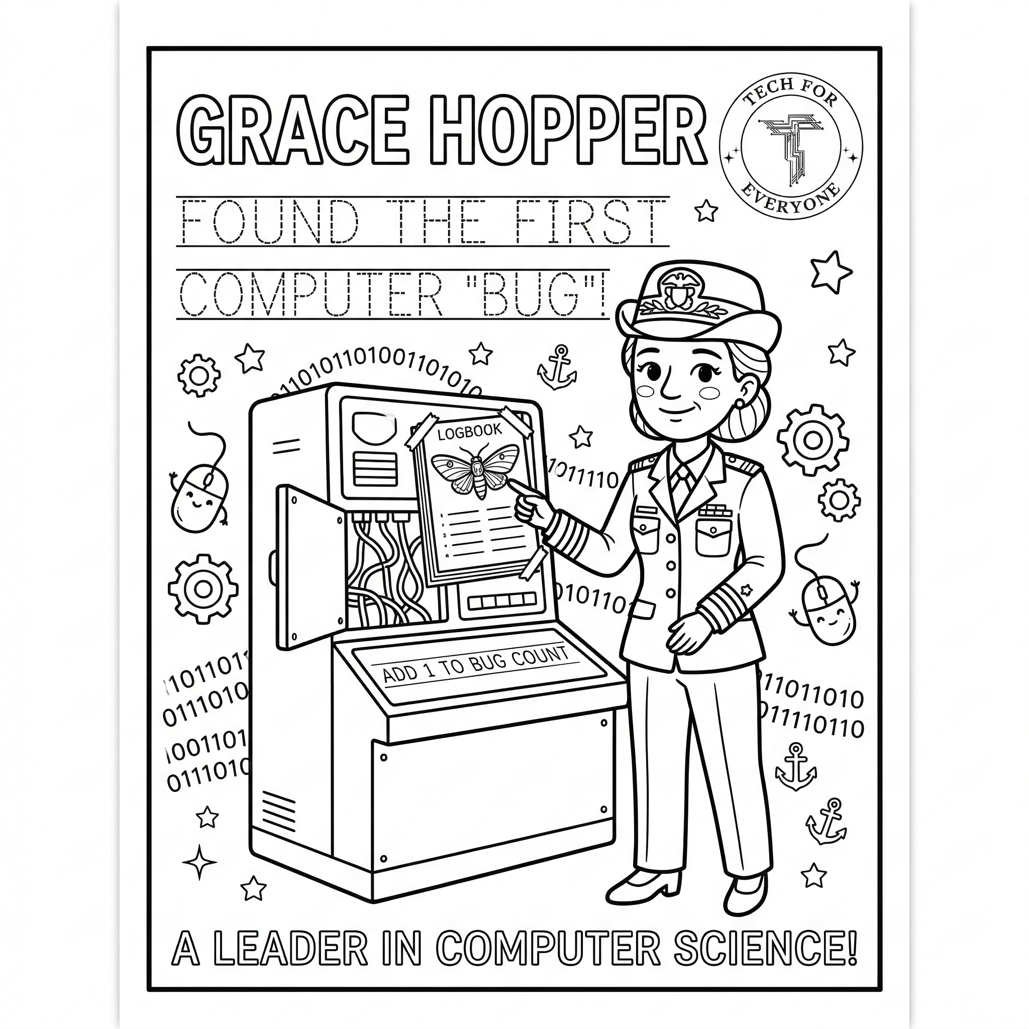 Tech Coloring Sheet 2